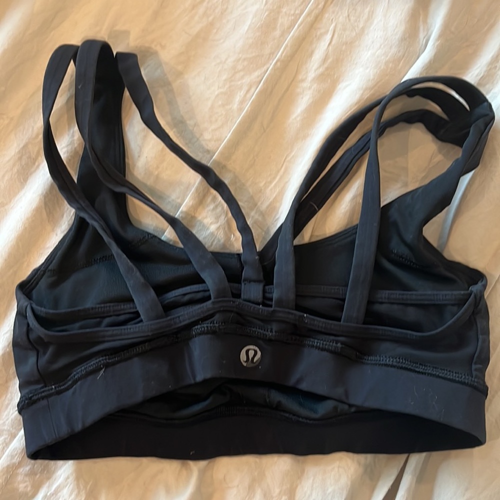 Black Lululemon sports bra - Picture 2 of 2